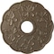 Ekena Millwork Terrones Butterfly Medallion (Canopies up to 3 7/8"), 17 7/8"OD x 3 7/8"ID x 1"P, Warm Silver CM17TSWSS - alternate 1